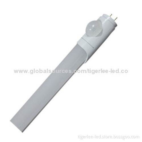 PIR Motion Sensor T8 Tube Light with 18W, 100-240V AC, Epistar Chip, Detachable Driver